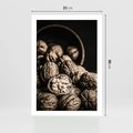 Plakat bez ramy 21x30 - Orzechy Włoskie w Sepii - orzechy włoskie, fotografia retro