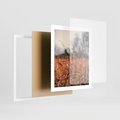 Plakat w ramie 40x50 - Jesienna Melancholia - suche trawy, jesień - rama biała