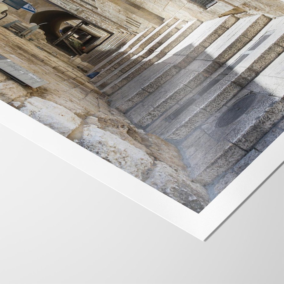 Plakat bez ramy 21x30 - Urok uliczki: perspektywa miasta - uliczka, perspektywa