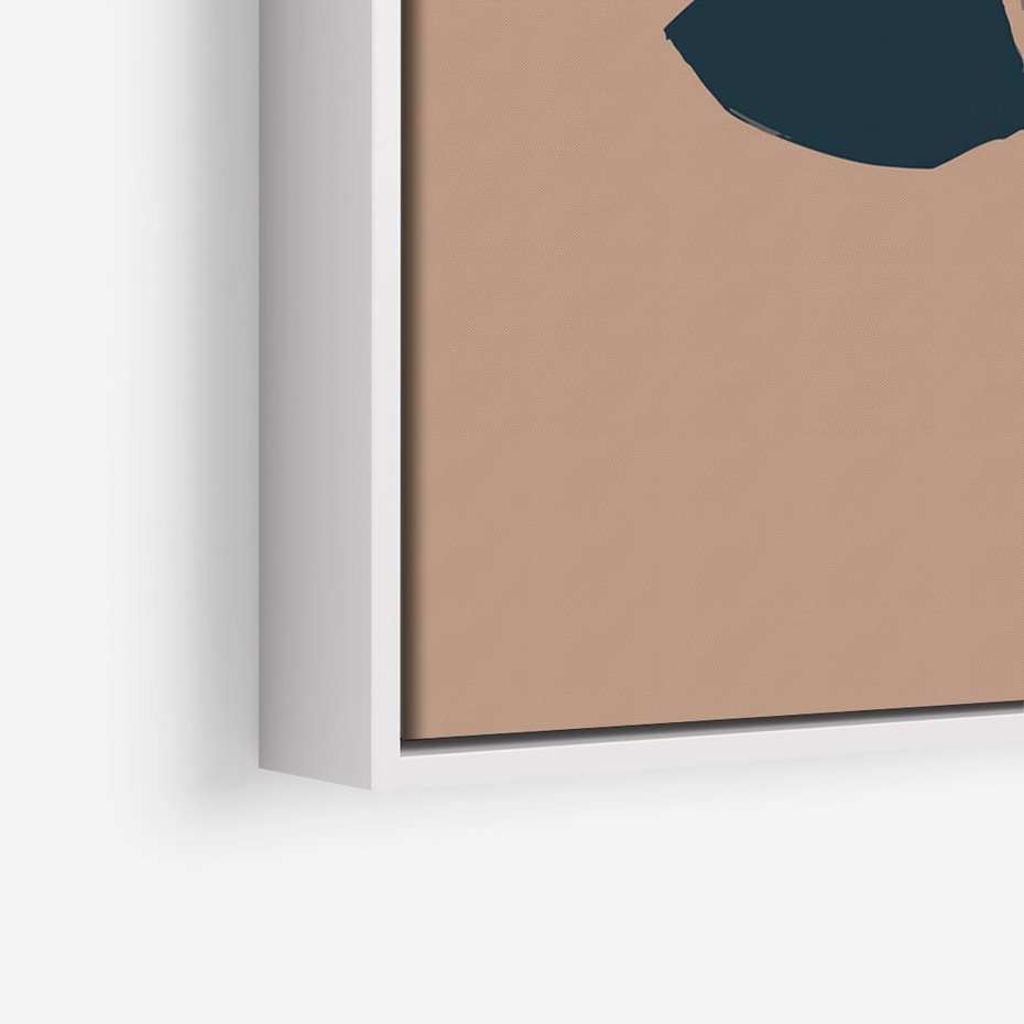 Obraz w ramie 70x100 - Niewytłumaczalne - abstrakcyjny obraz, plakat - rama biała