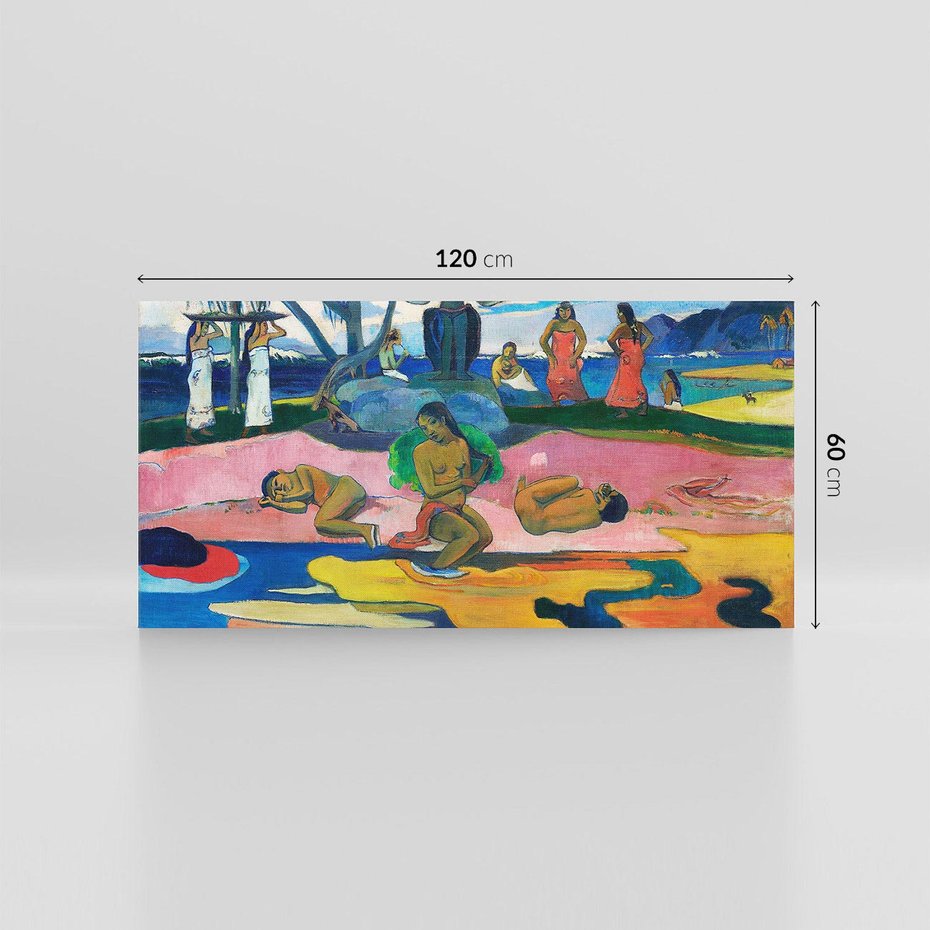 Obraz na płótnie 120x60 - Day of the God 1894, Paul Gauguin - Reprodukcja - reprodukcja, obraz na płótnie