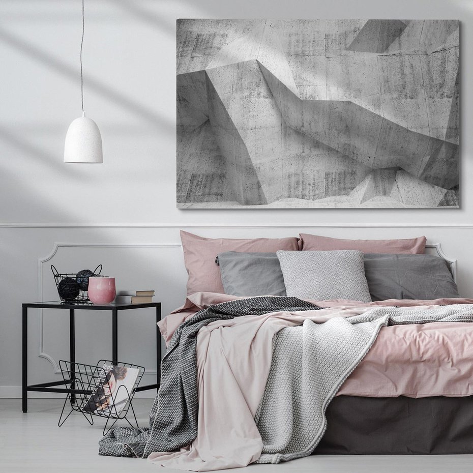 Obraz na płótnie 100x70 - Geometryczna harmonia sztuki - geometria, sztuka