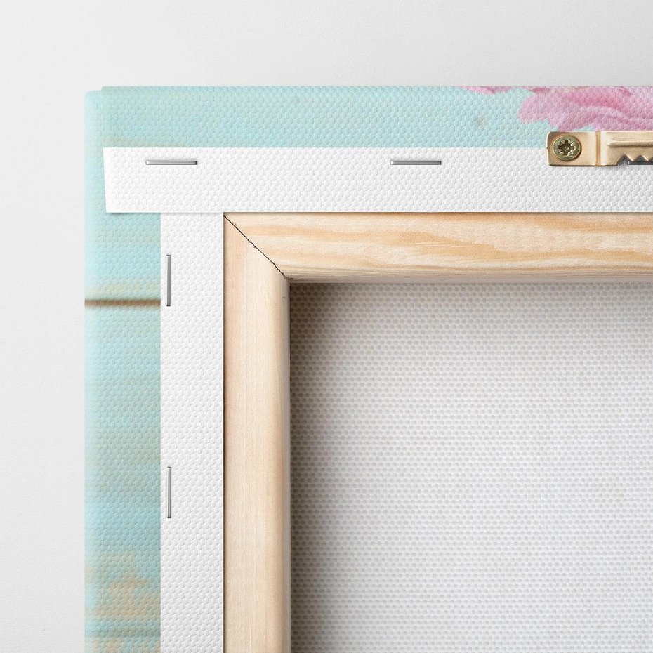 Obraz na płótnie 80x120 - Uczucie W Pełnym Rozkwicie - kwiaty, romantyczne