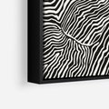 Obraz w ramie 70x100 - Migoczące Kontury - boho plakat, rycina - rama czarna