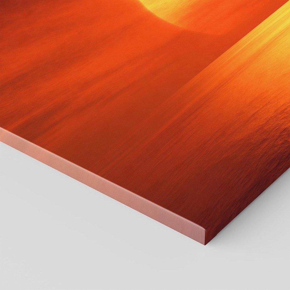 Obraz na płótnie 120x80 - Słońce nad morzem - słońce, morze