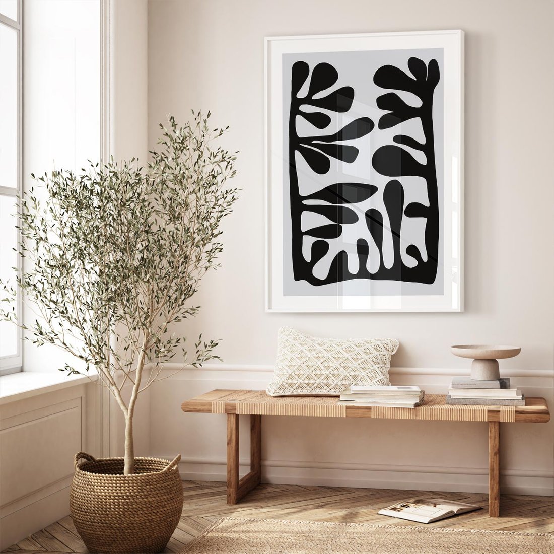 Plakat bez ramy 50x70 - Taniec Kształtów - matisse, sztuka nowoczesna