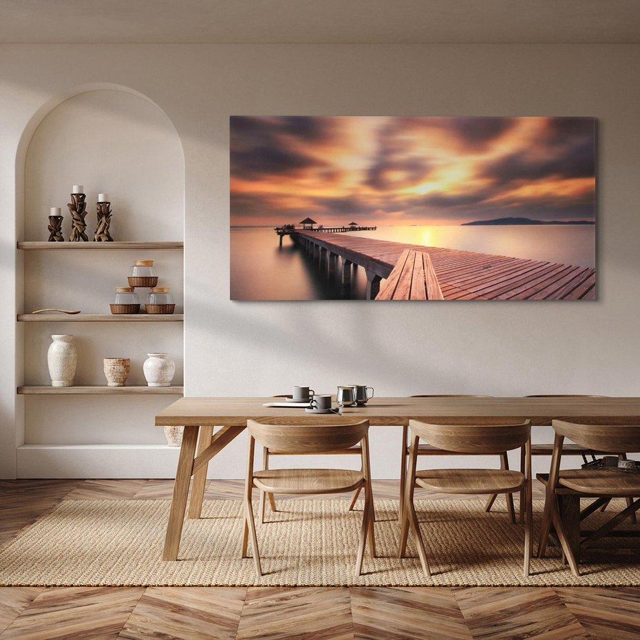 Obraz na płótnie 120x60 - Marina nad Oceanem - Tajlandia, marina