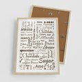Plakat w ramie 50x70 - Kawa w Stylu Coffee - kawa, coffee - rama drewno