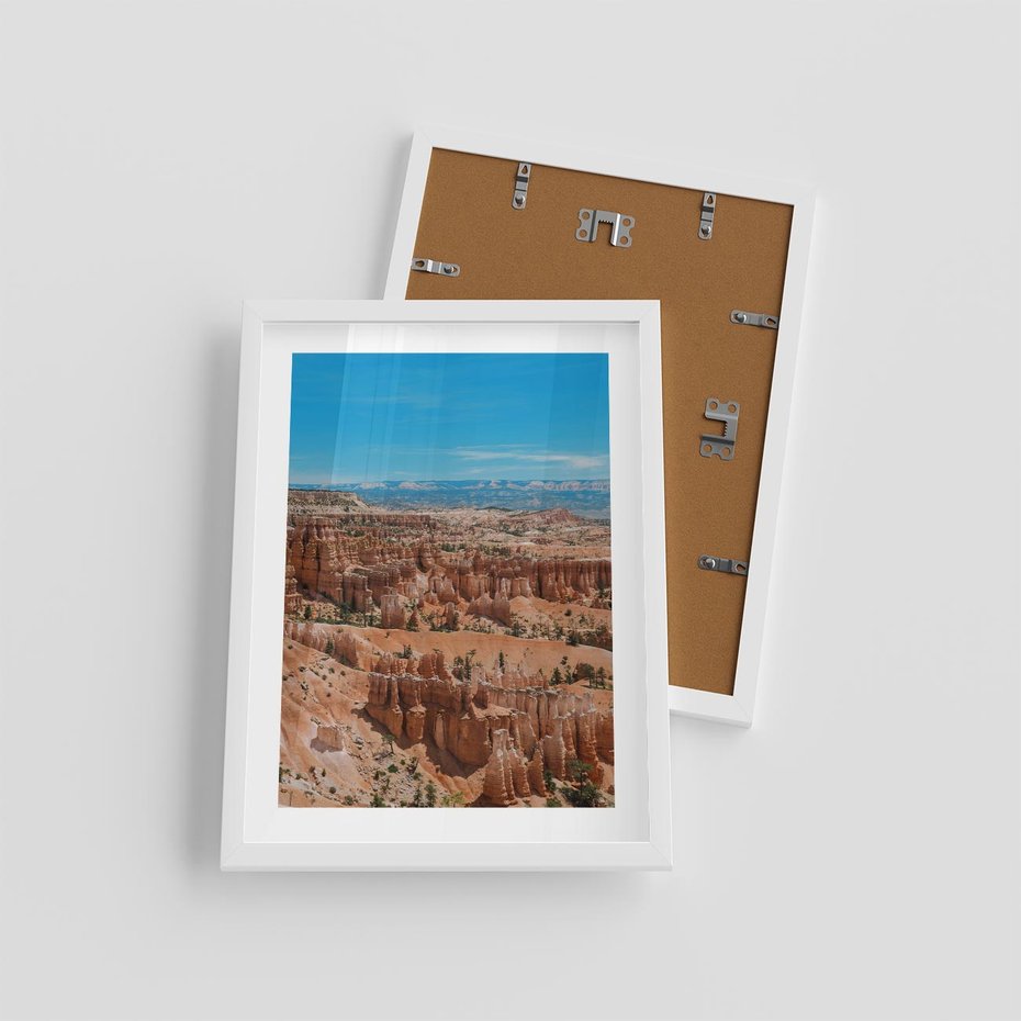 Plakat w ramie 30x40 - Wielki Kanion - wielki kanion, krajibraz - rama biała