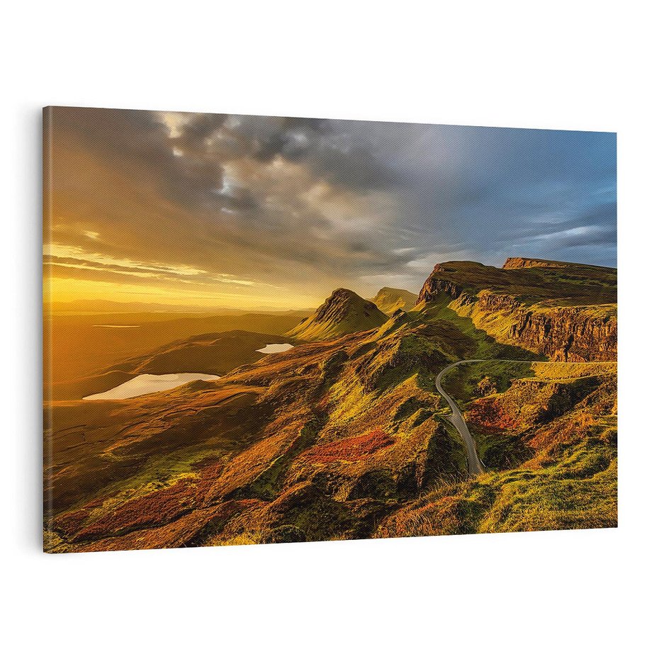 Obraz na płótnie 120x80 - Wzniesienia gór: piękno natury - góry