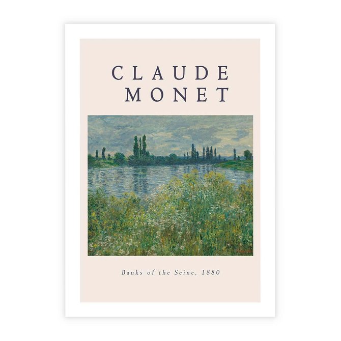 Plakat bez ramy 40x50 - Claude Monet: Reprodukcja - Claude Monet, reprodukcja plakat