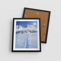 Plakat w ramie 40x50 - Magia zimowych gór - zima, góry - rama czarna