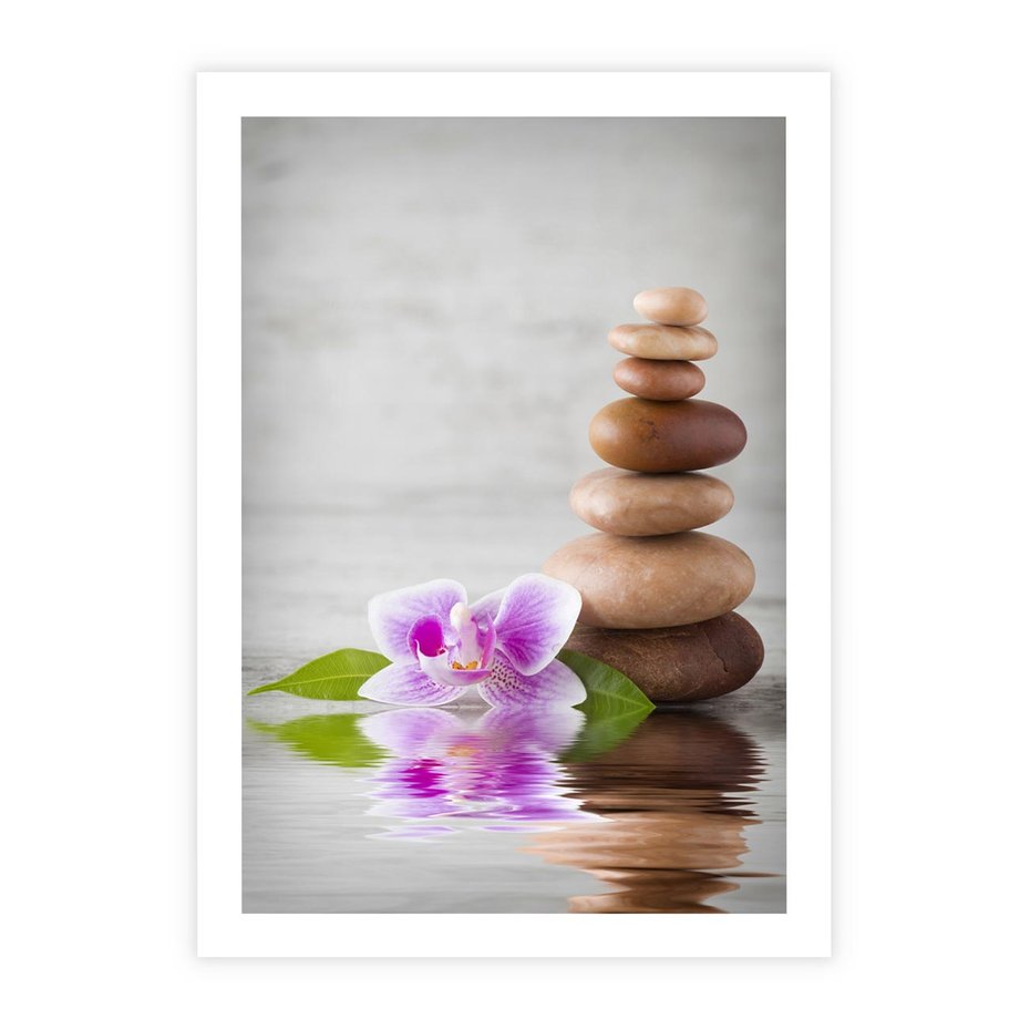 Plakat bez ramy 30x40 - Spa japońskie: sztuka relaksu - spa, japońskie