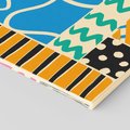 Obraz na płótnie 60x60 - Etno Boho - etno ornamenty, boho klimat