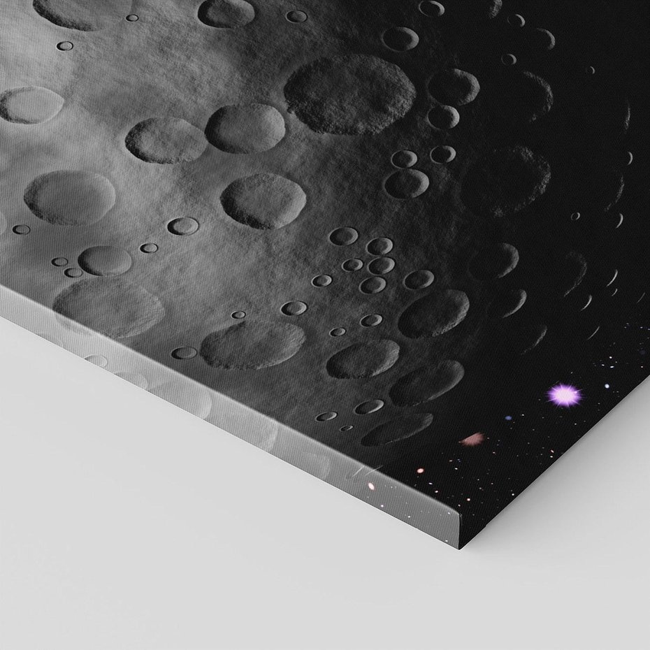 Obraz na płótnie 150x50 - Nocne opowieści księżycowe - księżyc, kosmos