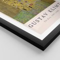 Plakat w ramie 30x40 - Sztuka Klimta - gustav klimt, pocałunek - rama czarna