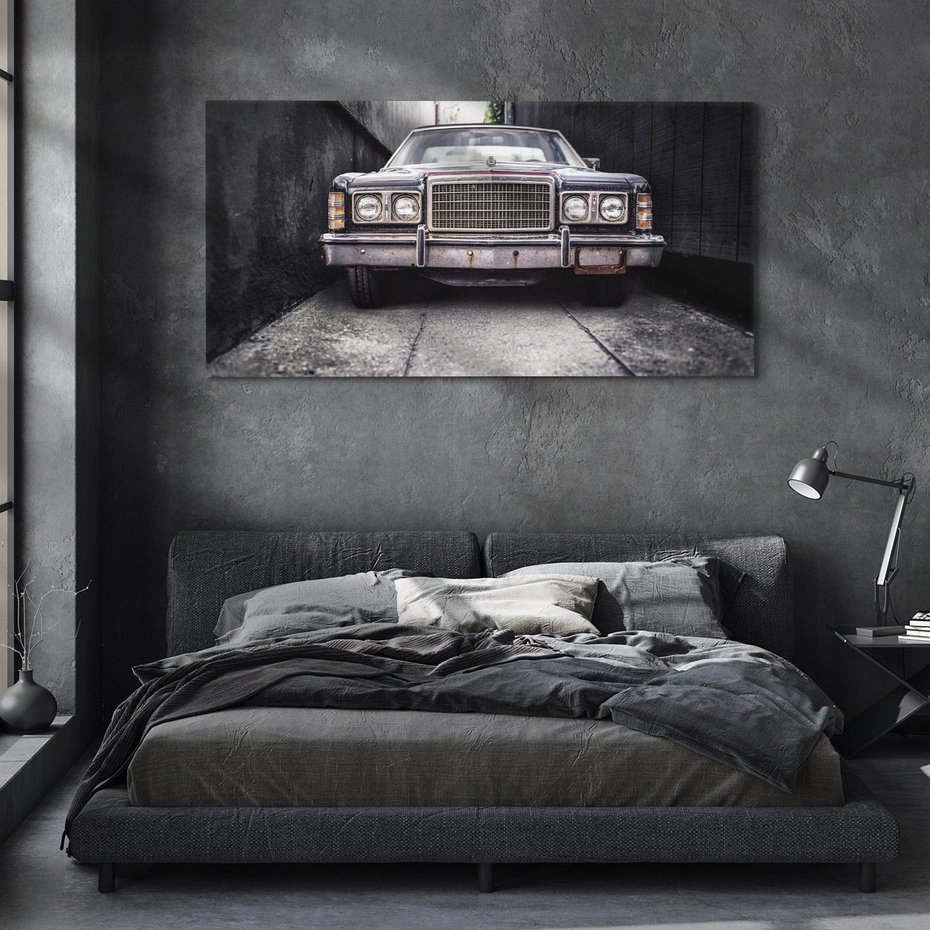 Obraz na płótnie 120x60 - Retro Samochód - Pojazd Z Przeszłości - retro, samochód