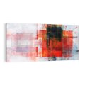 Obraz na płótnie 120x60 - Burza Emocji - wyrazista abstrakcyjna sztuka, dramatyzm
