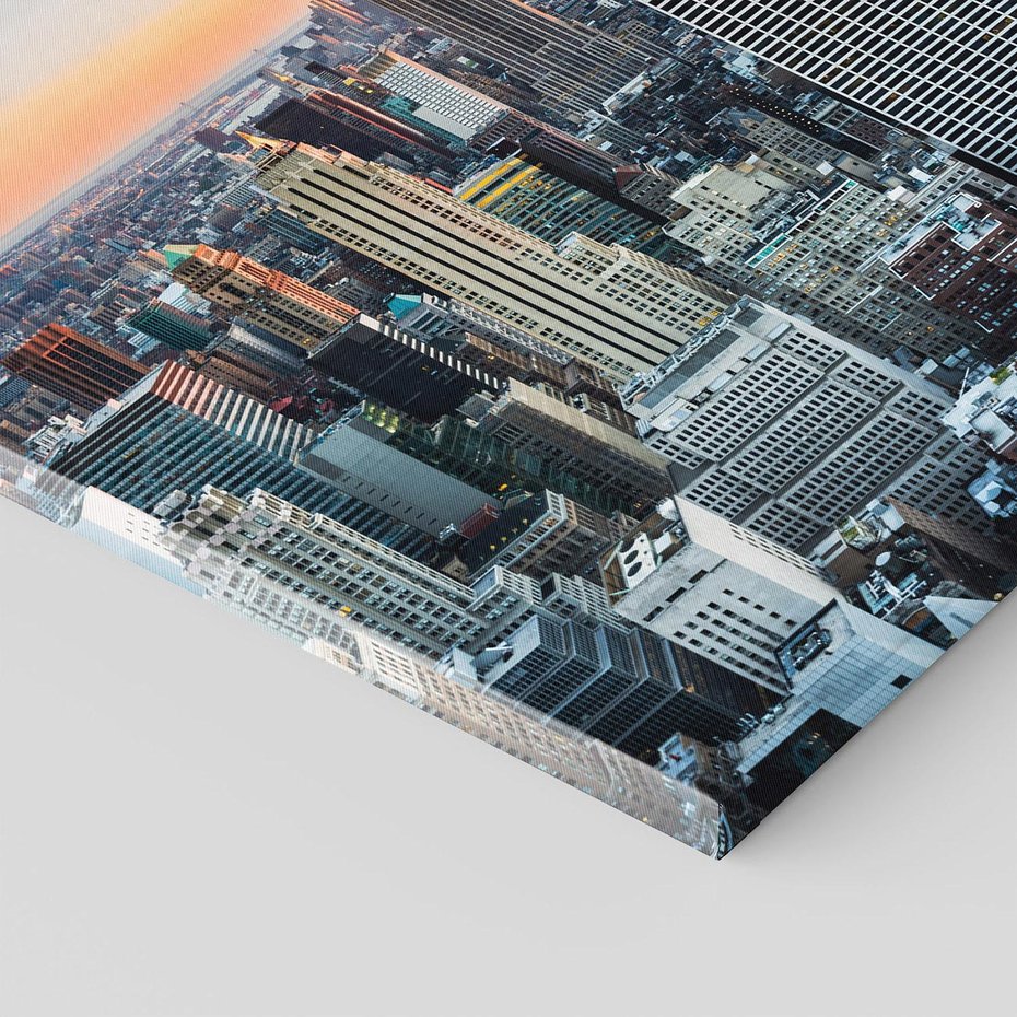 Obraz na płótnie 50x50 - Pulsujący Nowy Jork - New York, miasto