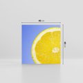 Obraz na płótnie 40x40 - Cytryna Żywa Energia - cytryna, owoce
