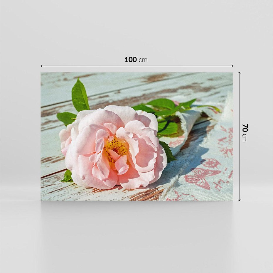 Obraz na płótnie 100x70 - Róża: symbol miłości i piękna - róża, kwiat