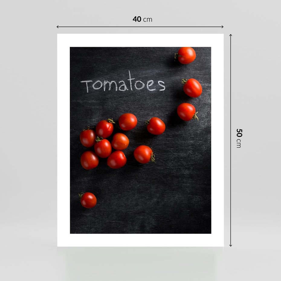 Plakat bez ramy 40x50 - Świeżość Smaku - pomidory, kuchnia