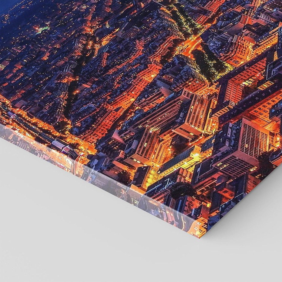 Obraz na płótnie 60x60 - Nocne impresje Paryża - Paryż, noc