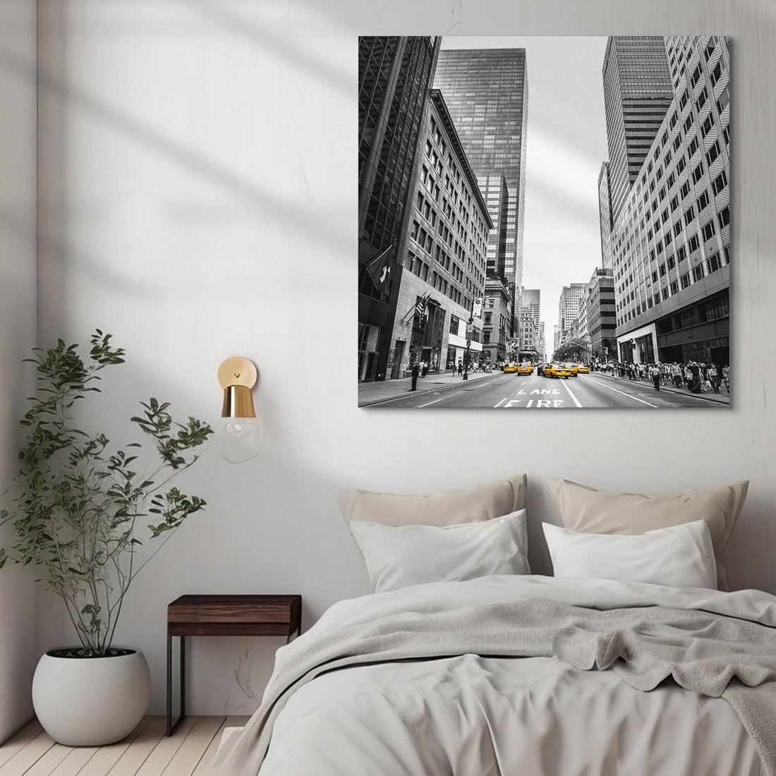 Obraz na płótnie 70x70 - Ulica Nowego Jorku - ulica, Nowy Jork