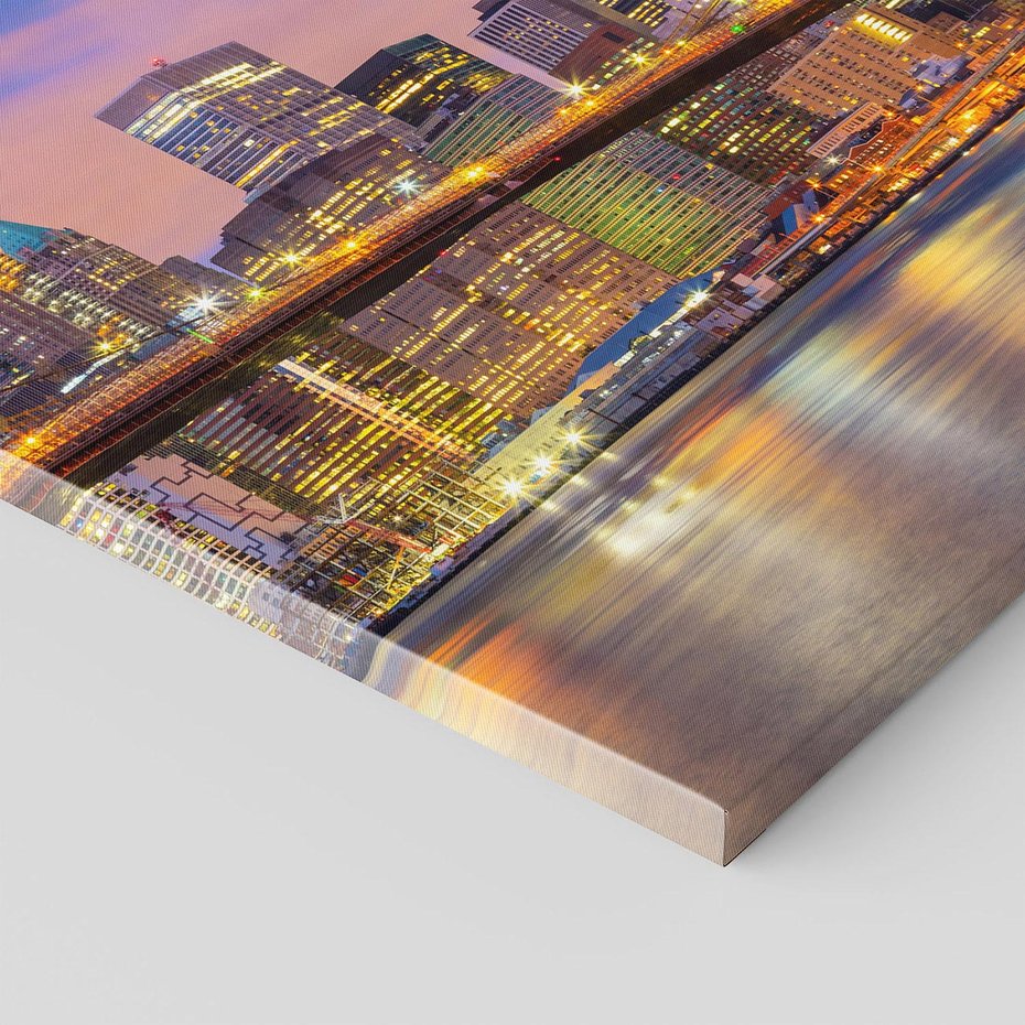 Obraz na płótnie 50x50 - ikona Nowego Jorku - most, Nowy Jork