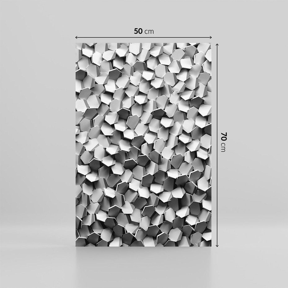 Obraz na płótnie 50x70 - Odkryj głębię sztuki - graficzne, 3D