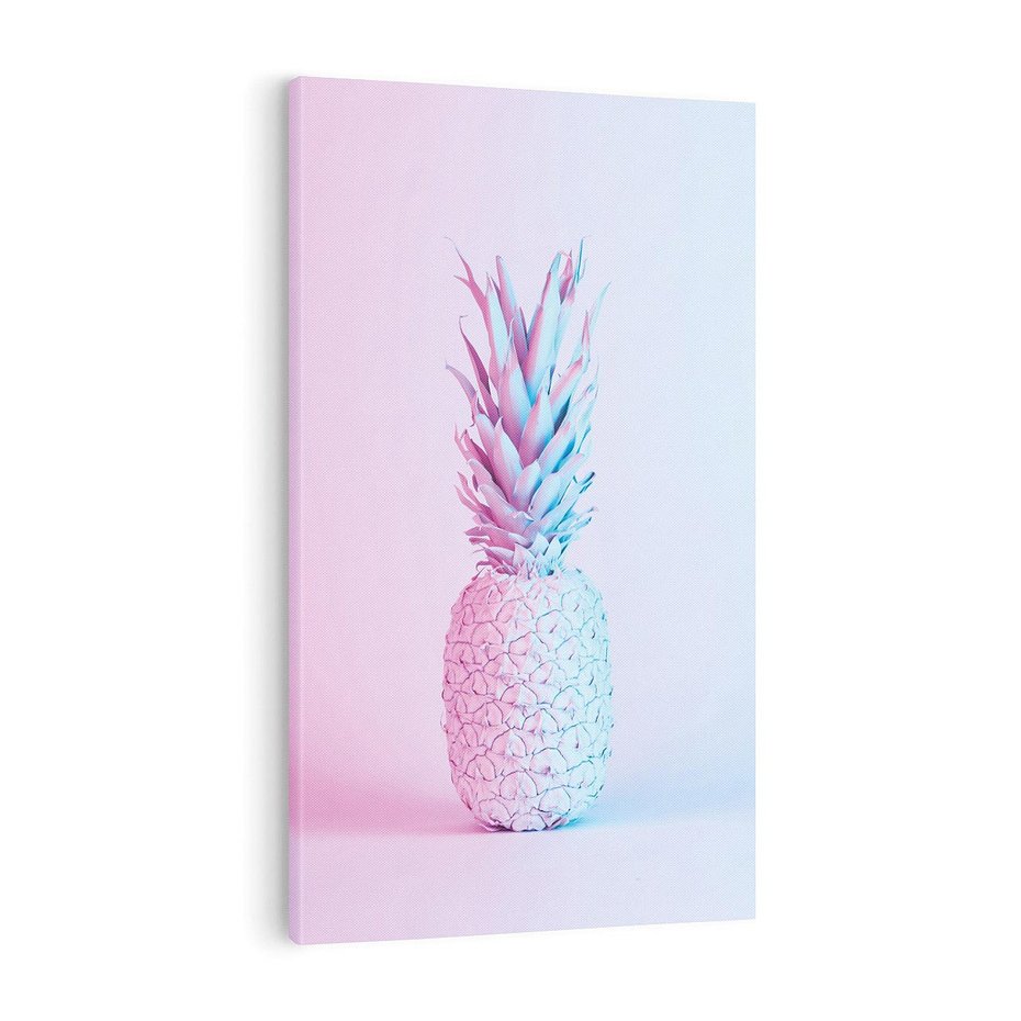 Obraz na płótnie 80x120 - Ananas Abstrakcja - ananas, abstrakcja