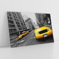 Obraz na płótnie 100x70 - Dynamiczny TAXI w Nowym Jorku - TAXI, NY