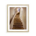 Plakat w ramie 40x50 - Schody Wymiarów - schody, tunel - rama drewno