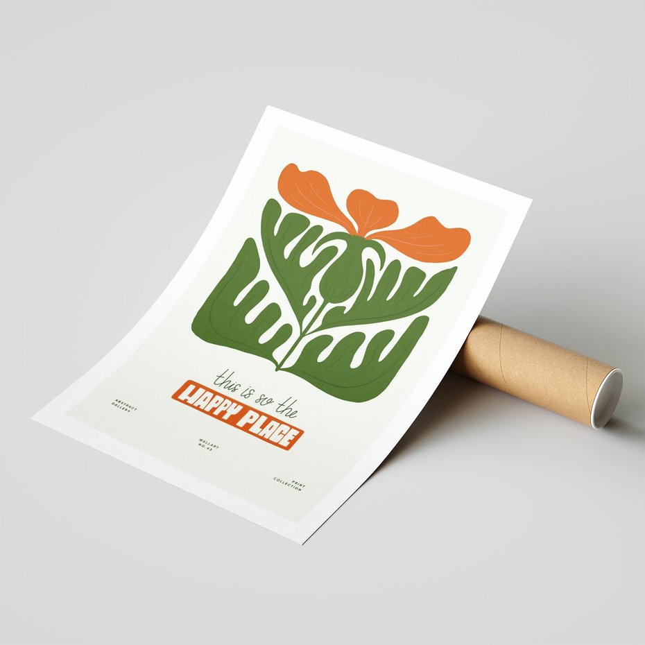 Plakat bez ramy 50x70 - Rozkwitająca Gra - kwiaty, nowoczesny plakat