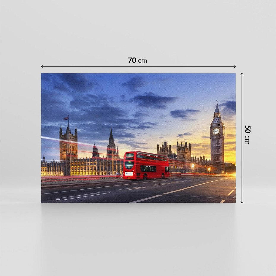 Obraz na płótnie 70x50 - Big Ben - ikona Londynu - Londyn, Big Ben