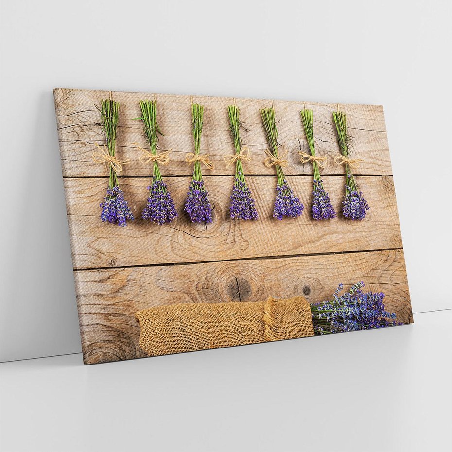 Obraz na płótnie 120x80 - Relaksacyjny urok lawendy w SPA - lawenda, SPA