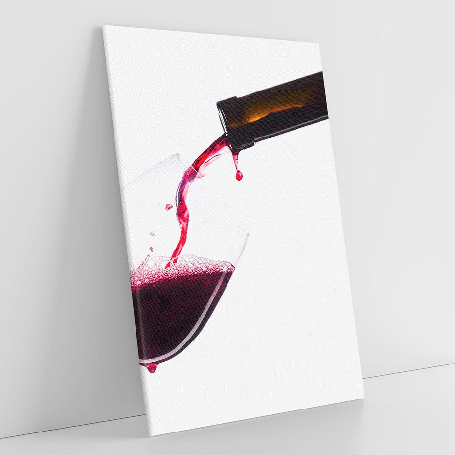 Obraz na płótnie 50x70 - Radość w smaku wina - wino