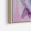 Obraz w ramie 50x70 - Splecione - obraz olejny, pastelowe kolory - rama drewno
