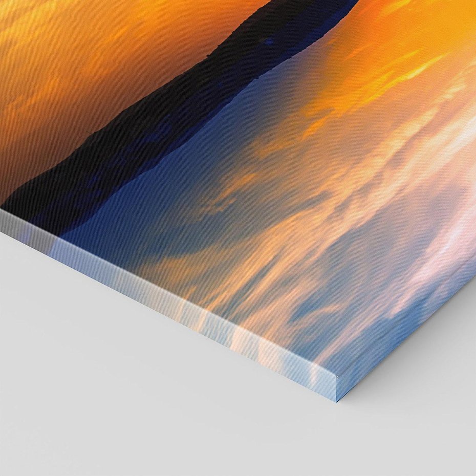 Obraz na płótnie 120x80 - Zachód słońca nad oceanem - zachód słońca,