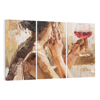 Obraz na płótnie 120x80 - Wibracje - portret, kobieta