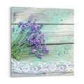 Obraz na płótnie 50x50 - Romantyczna lawenda - lawenda, kwiaty