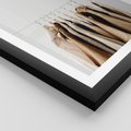 Plakat w ramie 30x40 - Boho Elegancja - boho kobiece zdjęcie, wieszak - rama czarna