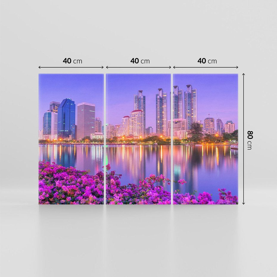 Obraz na płótnie 120x80 - Tajemnicza Azja - Bangkok, Azja