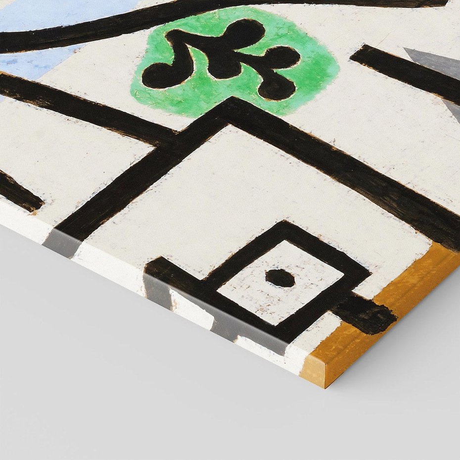 Obraz na płótnie 80x120 - Rich Port 1938, Paul Klee - Reprodukcja - reprodukcja, obraz na płótnie