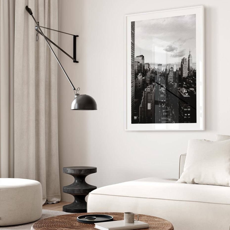 Plakat bez ramy 30x40 - Wibracje Miejskiego Życia - miasto, wieżowce