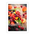 Plakat bez ramy 21x30 - Smakowite Porywy - owoce, jedzenie