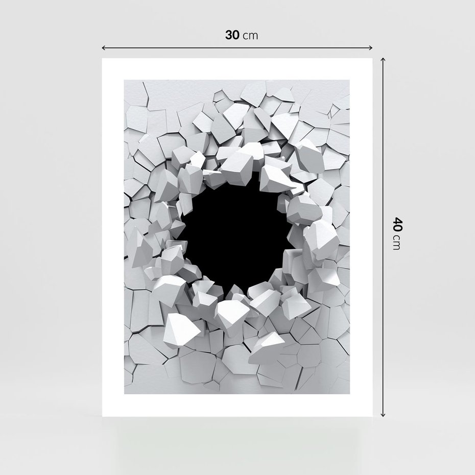 Plakat bez ramy 30x40 - Nowoczesna Abstrakcja - grafika, nowoczesna