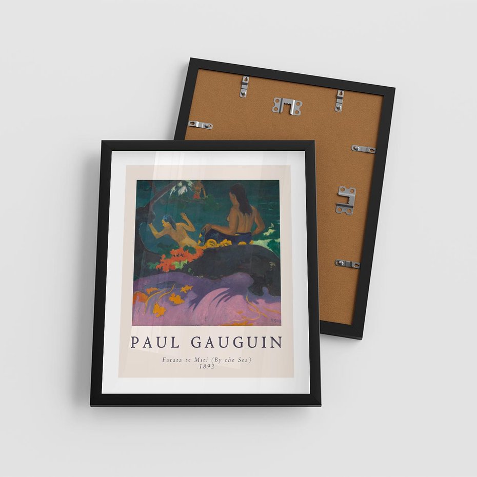 Plakat w ramie 40x50 - Paul Gauguin: Reprodukcja - Paul Gauguin, reprodukcja - rama czarna