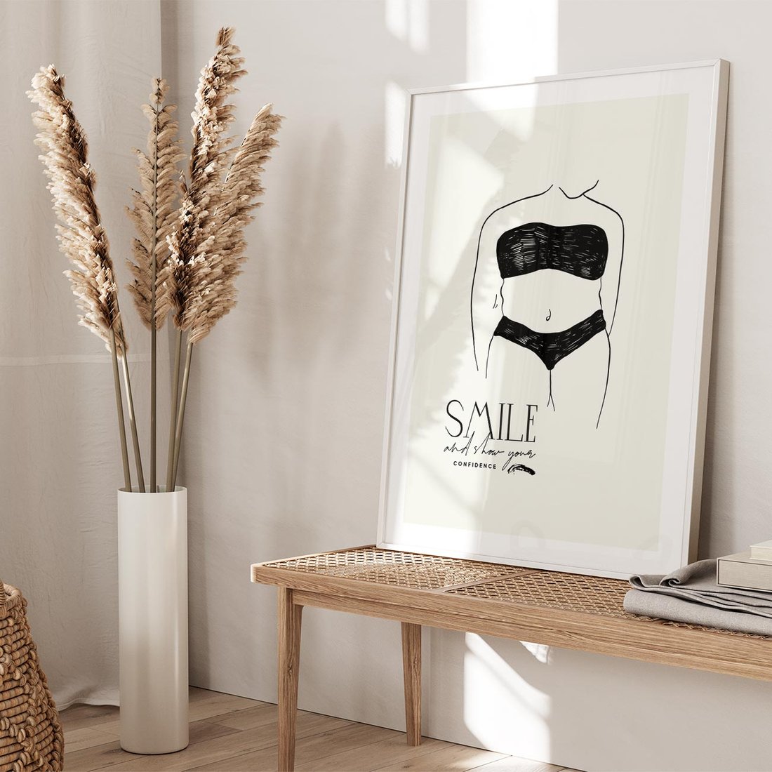 Plakat bez ramy 50x70 - Opowieść Splątanych Energii - siła kobiecości, rysunek