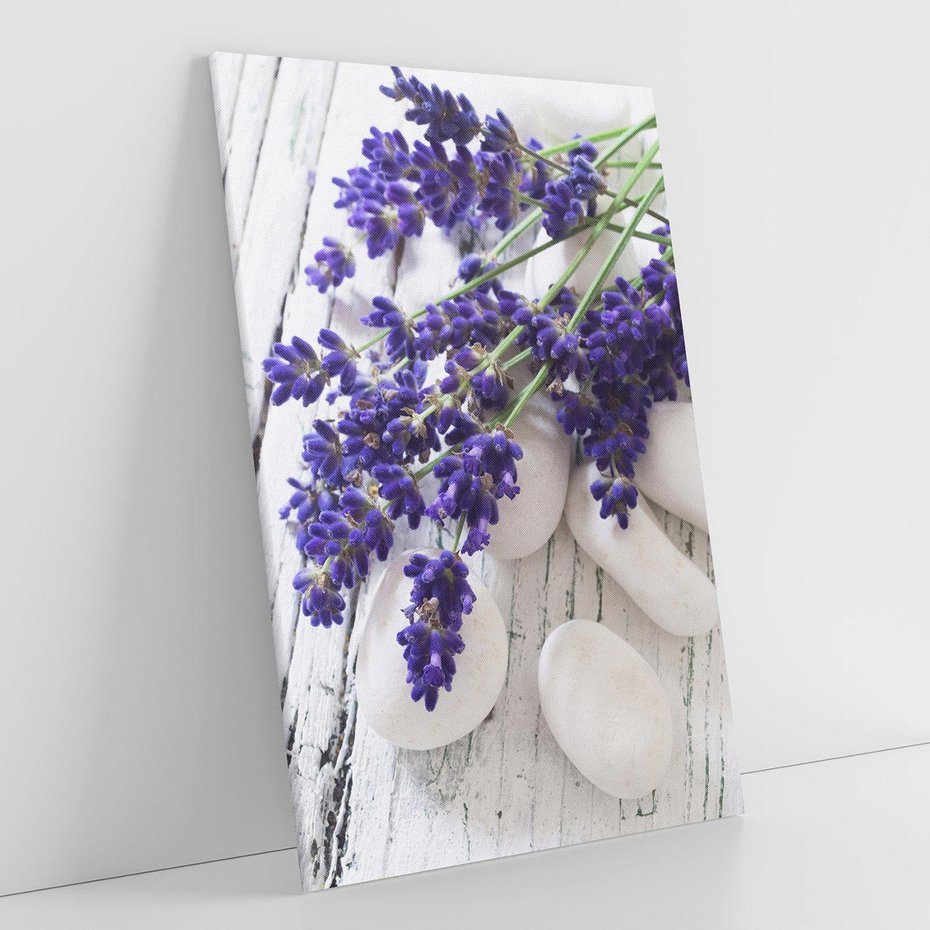 Obraz na płótnie 80x120 - relaks z aromatem - lawenda, spa